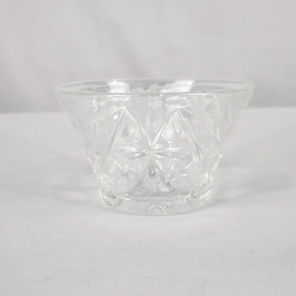 Vintage Anchor Hocking Prescut Sunburst Star of David Punch Cup Replacements